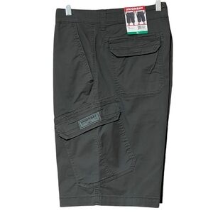 UNIONBAY Twill Cargo Shorts Men’s 38 Gray Adventurous Lightweight Y18TLYD NWT
